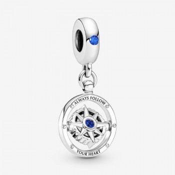 Charm Pendente Bussola "Always Follow Yout Heart"  - 790099C01 - Pandora