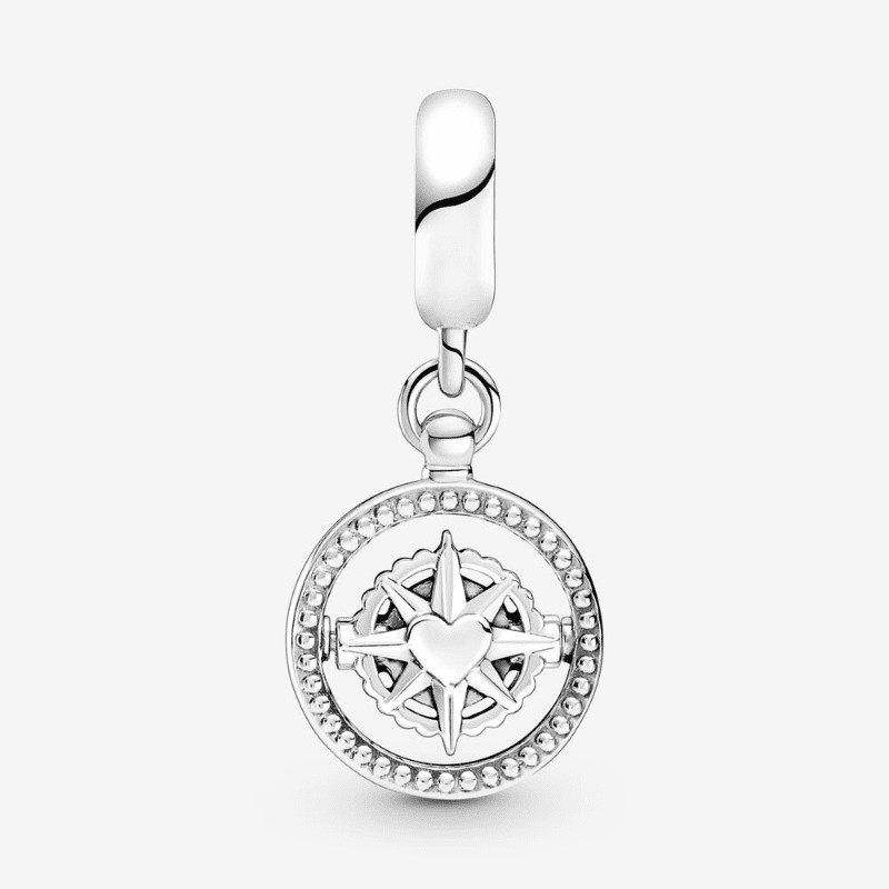 Charm Pendente Bussola "Always Follow Yout Heart"  - 790099C01 - Pandora
