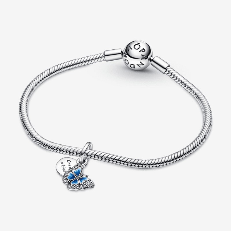 Charm Pendente Farfalla Blu  - 790757C01
