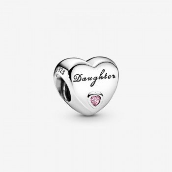 Charm a cuore Figlia - 791726PCZ - Pandora