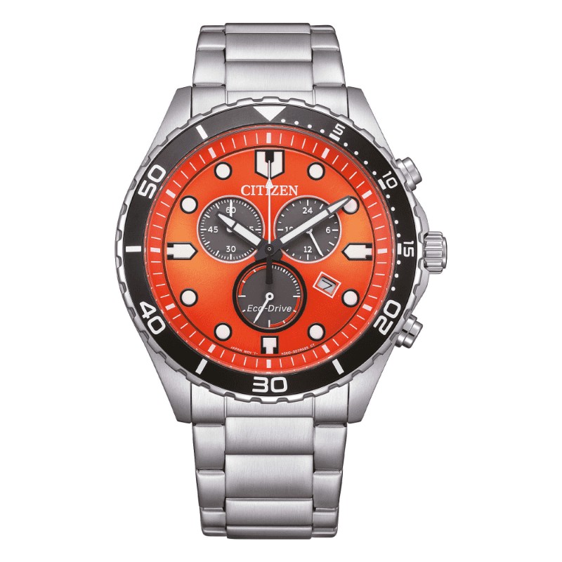 Orologio Citizen Sport Crono - AT2560-84X - arancione Orologio Citizen Sport Crono - AT2560-84X - arancione
