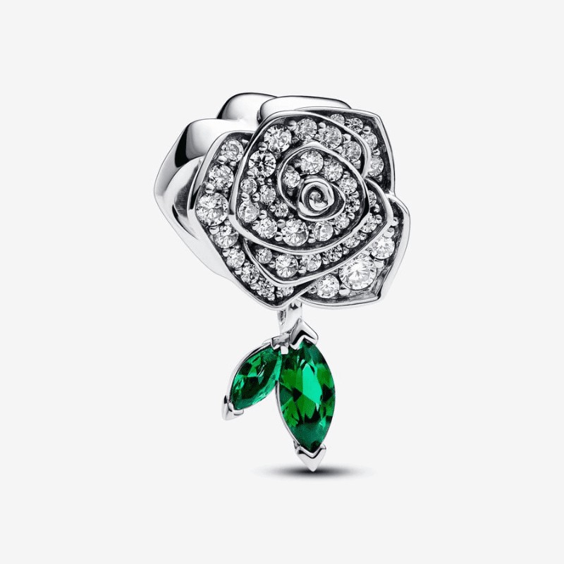 Charm Rosa Scintillante - 793201C01 Charm Rosa Scintillante - 793201C01