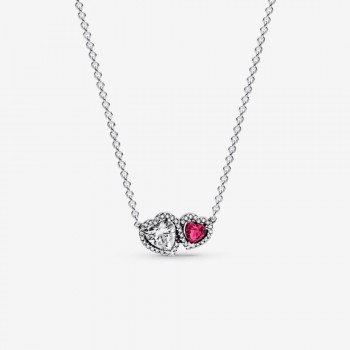 Pandora - Collana Doppi Cuori - 393632C01