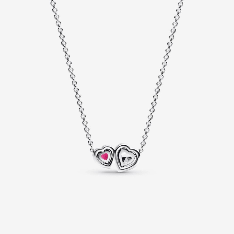 Pandora - Collana Doppi Cuori - 393632C01