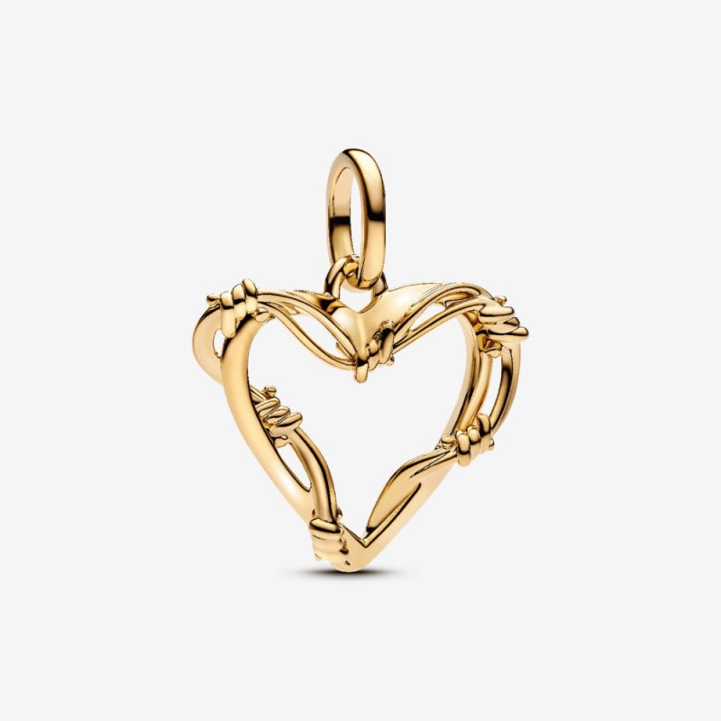 Pandora - Charm Medallion Wire Heart Pandora ME - 762526C00 Pandora - Charm Medallion Wire Heart Pandora ME - 762526C00
