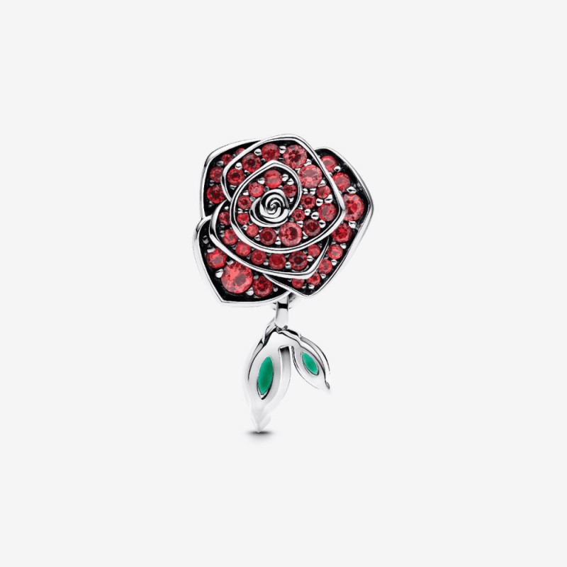 Pandora - Charm Rosa Scintillante Rossa - 793201C02