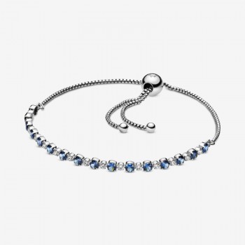 Bracciale blu con chiusura...