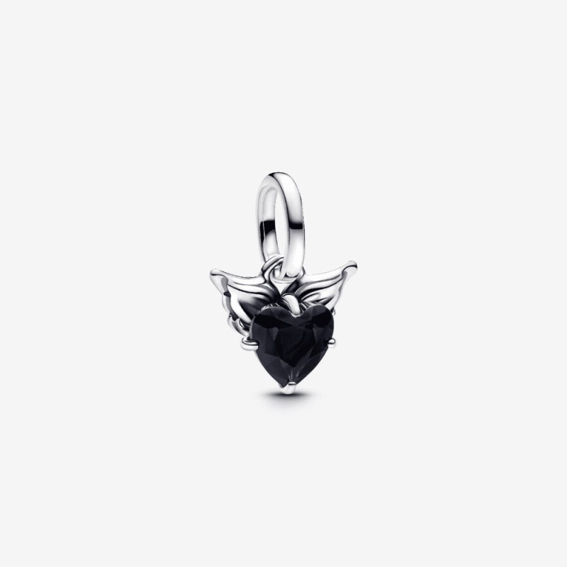 pandora - Charm Mini Pendente Winged Heart Pandora ME - 793626C01 pandora - Charm Mini Pendente Winged Heart Pandora ME - 793626C01