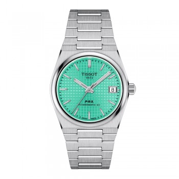 Tissot - orologio - donna -automatico - prx - verde chiaro - T1372071109101 - 35 mm