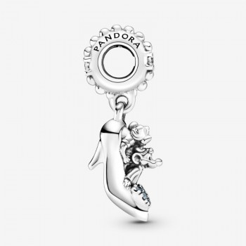 Disney, Charm pendente Scarpetta di Cristallo di Cenerentola - 799192C01 - Pandora