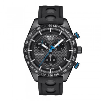 T1004173720100 - PRS 516 - orologio - cronografo - uomo -gomma - carbonio