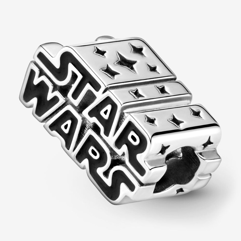 Star Wars, charm in Argento con logo in 3D -  799246C01 - Pandora