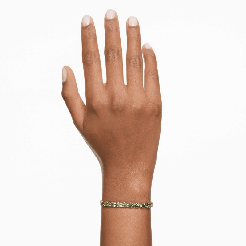 tennis - Swarovski -bracciale - donna- Matrix - verde-5658848-5658849-5658850-5660912