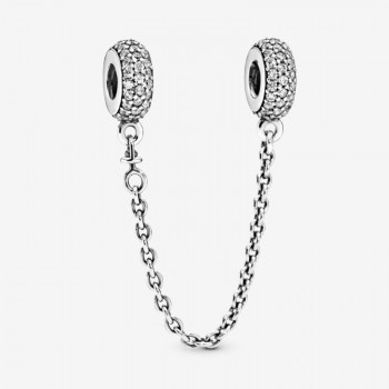 Catena di sicurezza con pavé scintillante - 791736CZ - Pandora