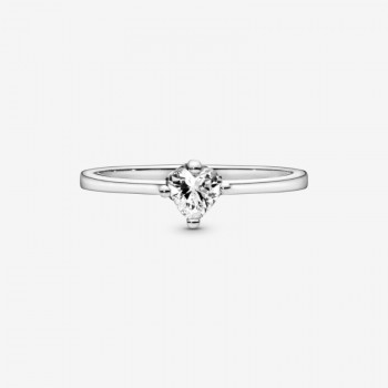 Anello Solitario con Cuore