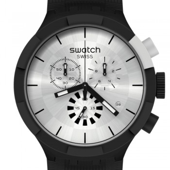 SWATCH| CHEQUERED SILVER