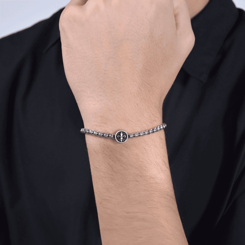 Luca-barra-bracciale-giglio-BA1708-uomo
