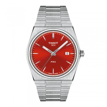 Tissot - orologio - uomo -quarzo - prx - rosso - T1374101142100