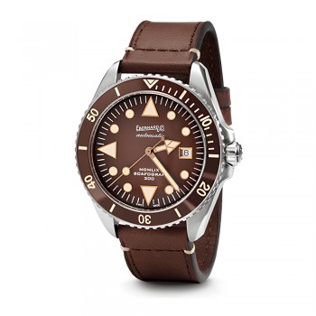 Scafograf 300 MCMLIX - EBERHARD -  41034.10/VS CP - marrone - cinturino pelle marrone