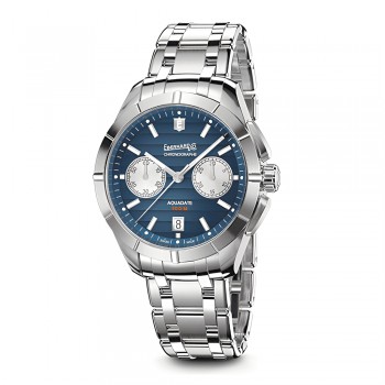 Eberhard - Aquadate Chrono - 31071.02 CA - blu - cronografo automatico