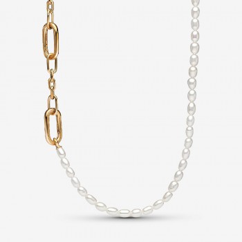 Collana-Maglia-Link-Slim-con-Perle-362302C01