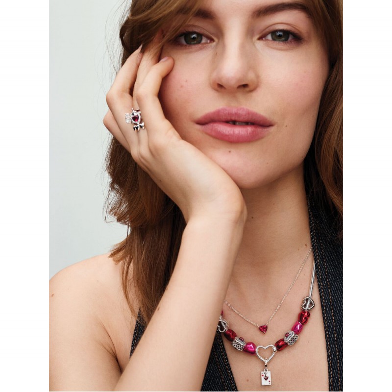 Collana Cuore Rosso-392542C01