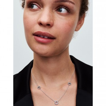 Collana Cerchi Pavè