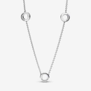 Collana Cerchi Pavè-393162C01