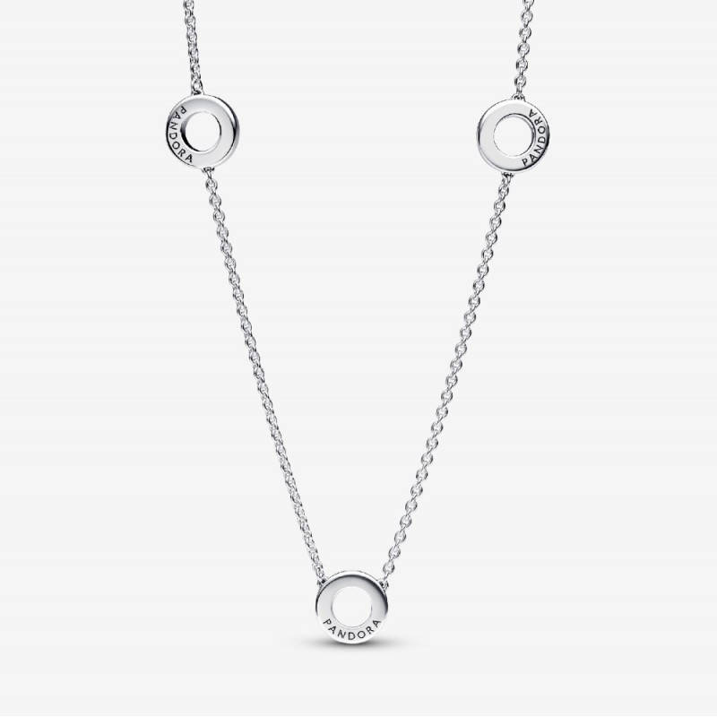 Collana Cerchi Pavè-393162C01