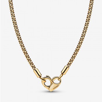 Collana con maglia geometrica-362451C00