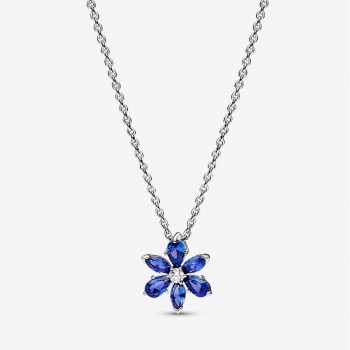 Collana Pendente Herbarium Fiore Blu-392387C02