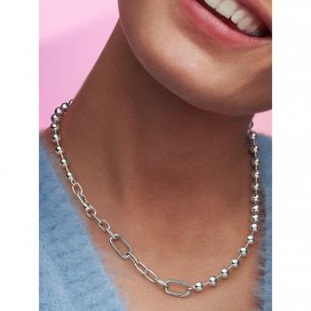 Collana Maglia Link e Sfere...