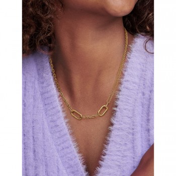 Collana Doppia Maglia Link...