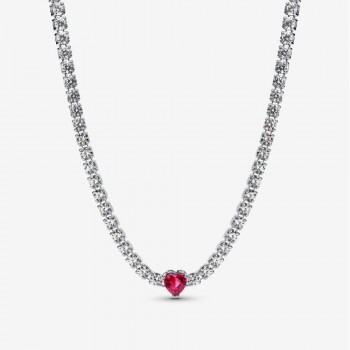 Collana Choker Cuore Rosso-393549C01