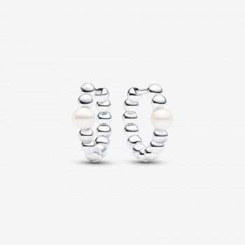 Orecchini Cerchi con Perle d’Acqua Dolce Coltivate e Sfere-293178C01