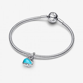 Charm Pendente Balena Turchese