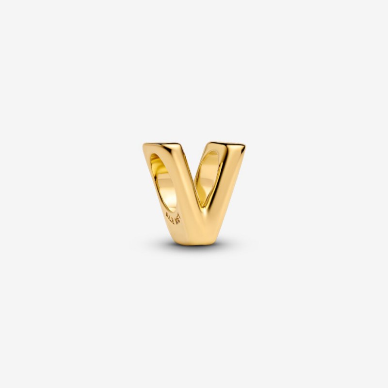 Charm Lettera V piccola-763968C00 Charm Lettera V piccola-763968C00