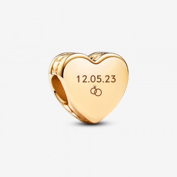 Charm Cuore da incidere