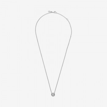 Collana Punto Luce scintillante rotondo-396240CZ
