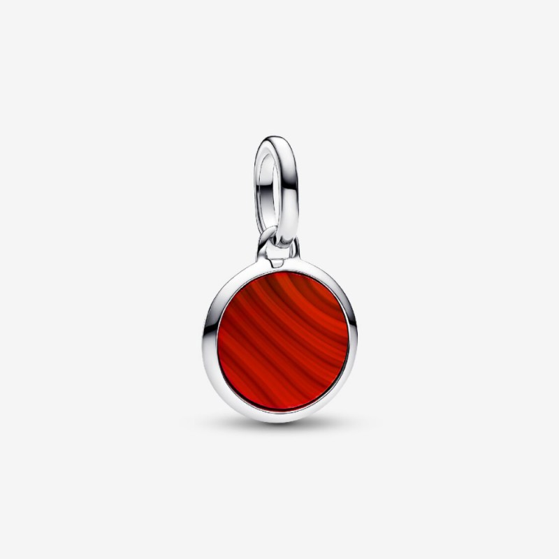 Charm Medallion Mini Vetro di Murano Rosso da incidere Pandora ME-793389C01 Charm Medallion Mini Vetro di Murano Rosso da incidere Pandora ME-793389C01