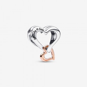 Charm Openwork Cuore Infinito "Family is Love"-782642C00