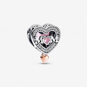 Charm Openwork Mamma con Cuore Pendente-782653C01